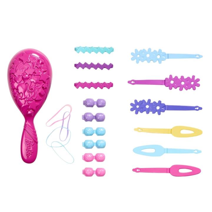 Barbie Styling Head HMD88 Blond Hair With 20 Colorful Accessories (Barbie)