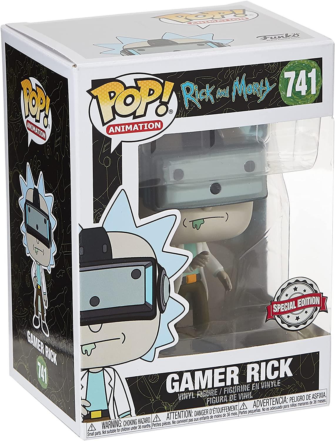Funko POP! GAMER RICK #741 Special Edition Vinyl Figure Morty