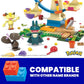 Ferris Wheel Fun HXF80 – MEGA Pokémon Building Toy Kit | Buildable Ferris Wheel Playset with Pikachu & Themed Accessories