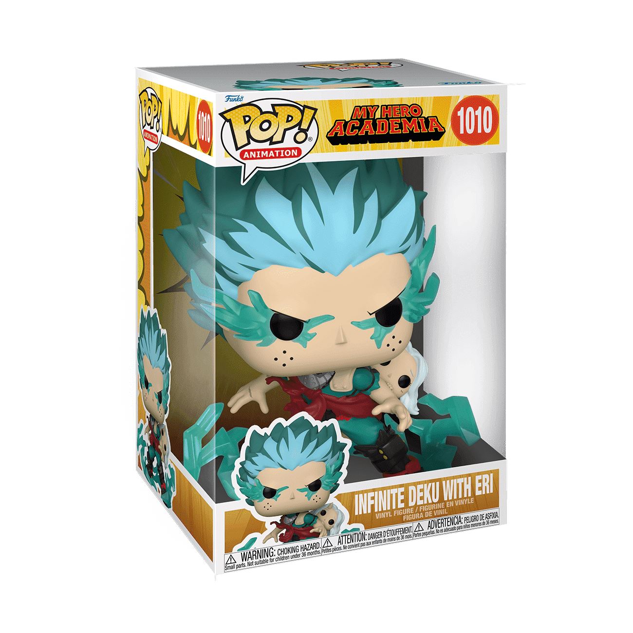 Infinite Deku with Eri #1010 10″ Pop! Animation Vinyl Figure – My Hero Academia Funko Jumbo Collectible Large Anime Figure
