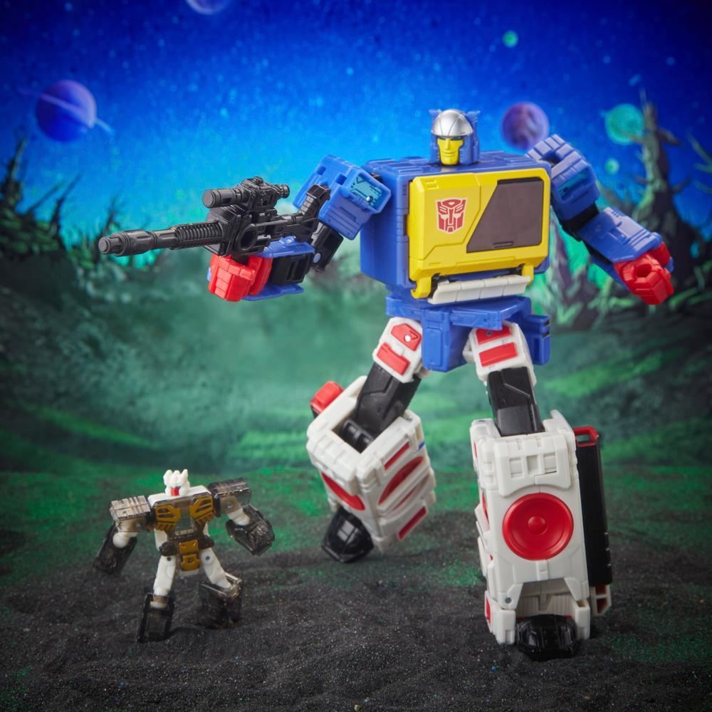 Twincast & Autobot Rewind F7208 7" Action Figures Transformers Legacy Evolution
