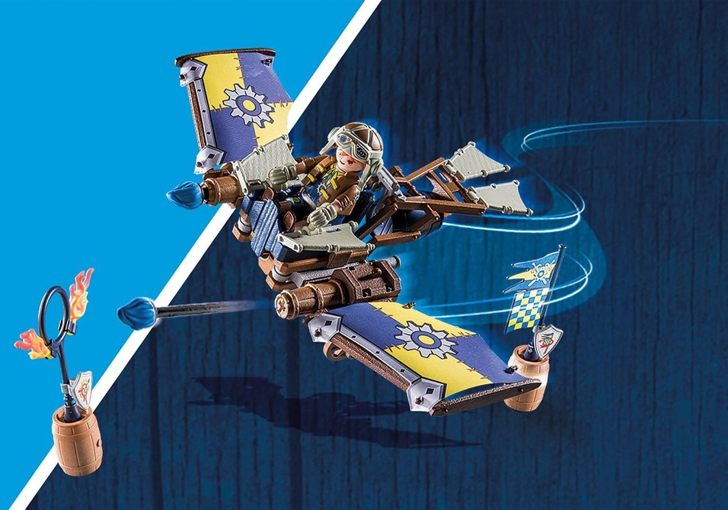 Playmobil Novelmore Dario's Glider Playset 55 Pieces Age 4+ 71211