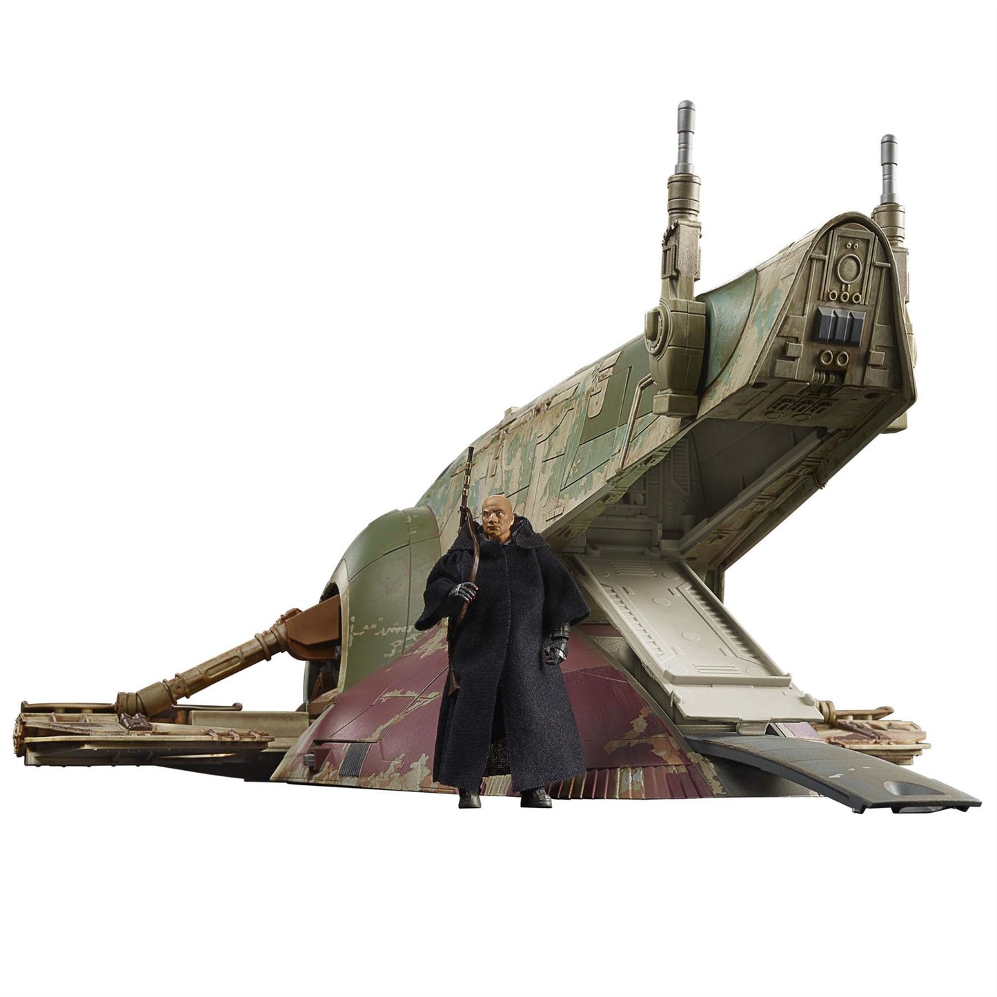 Boba Fett’s Starship 3.75″ Scale Vehicle F5862 – Star Wars The Vintage Collection (The Book of Boba Fett) | Kenner-Style Hasbro Ship with Accessories