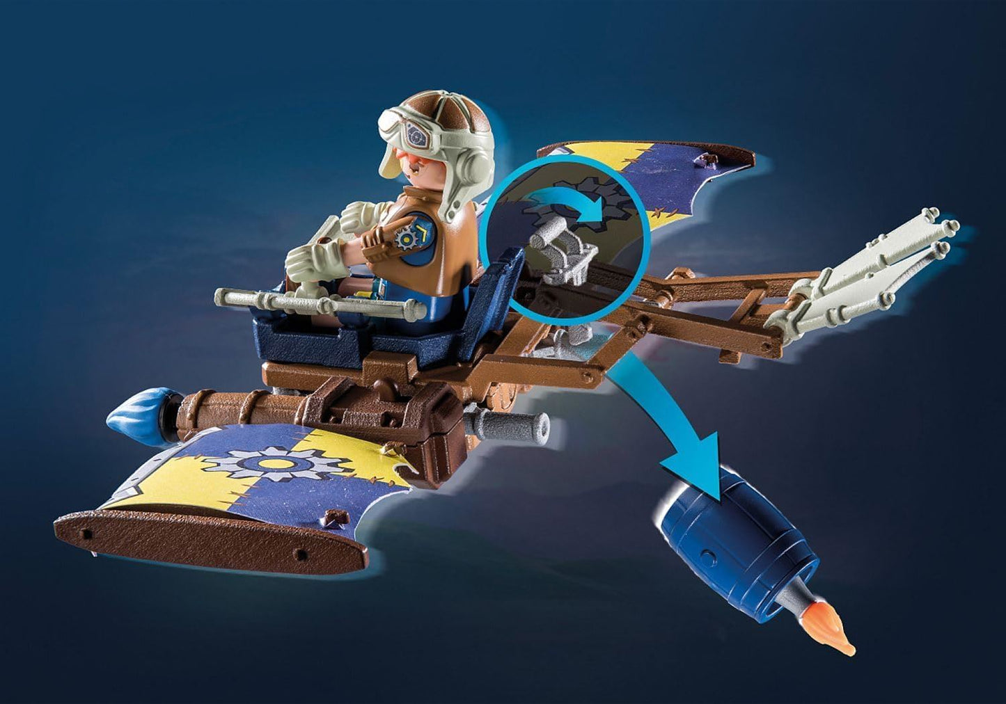 Playmobil Novelmore Dario's Glider Playset 55 Pieces Age 4+ 71211