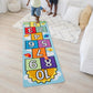 Hop & Count Hopscotch Rug 96152 – Melissa & Doug Educational Floor Play Mat with Numbers for Active Learning & Indoor Play