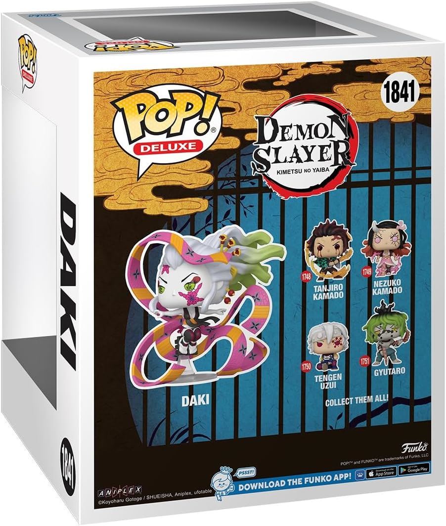 Daki (Demon Form) #1841 Pop! Deluxe Vinyl Figure 80331 – Demon Slayer Funko Collectible 3.75″ Anime Villain Figure