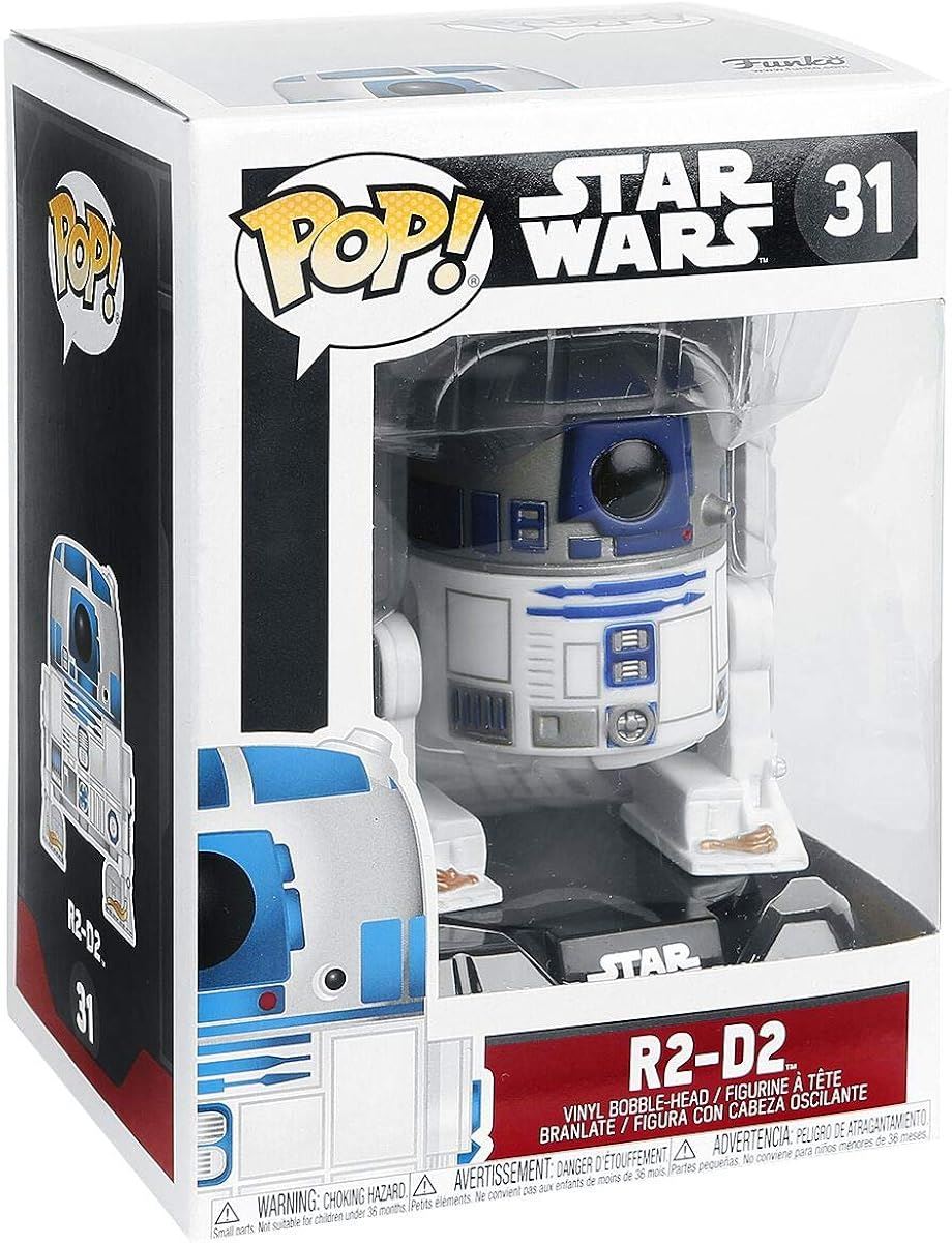 R2-D2 #31 Pop! Vinyl Bobble-Head Figure FK3269 – Star Wars Funko Collectible 3.75″ Droid Figure