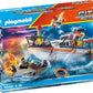 Fire Rescue with Personal Watercraft 70140 City Action Playset (Playmobil)