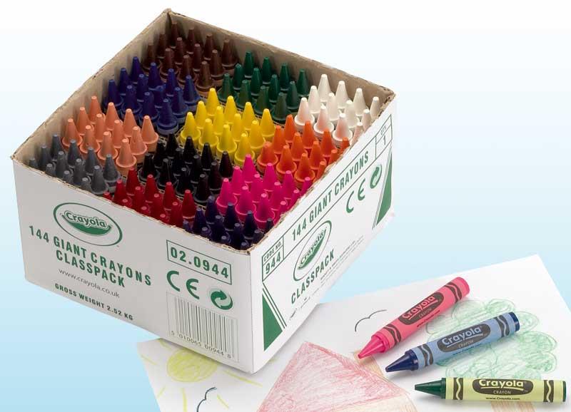 Crayola Class Pack 144 Giant Crayons Assorted