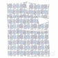 Doctor Who TARDIS Check Double Duvet Cover & Pillowcase Set Official