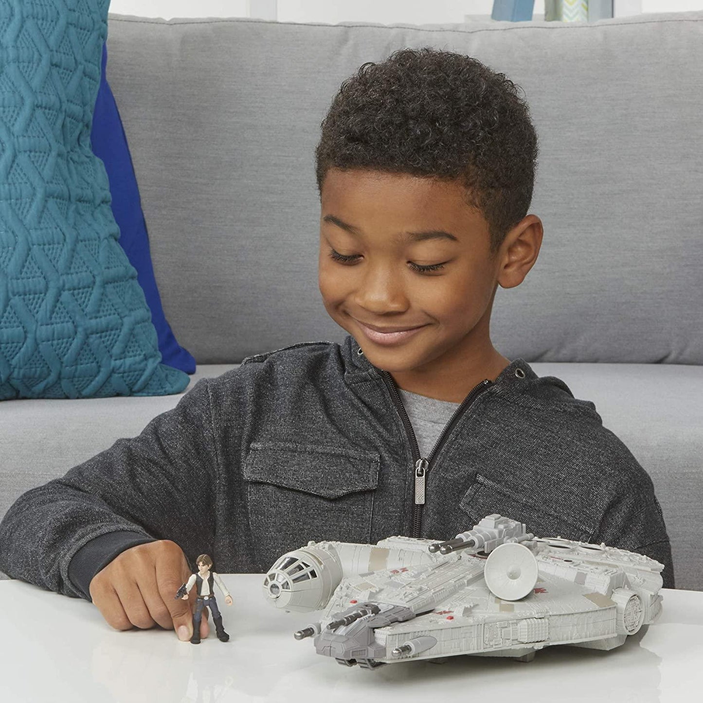 Han Solo Millennium Falcon Figure & Vehicle E9343 Star Wars Mission Fleet