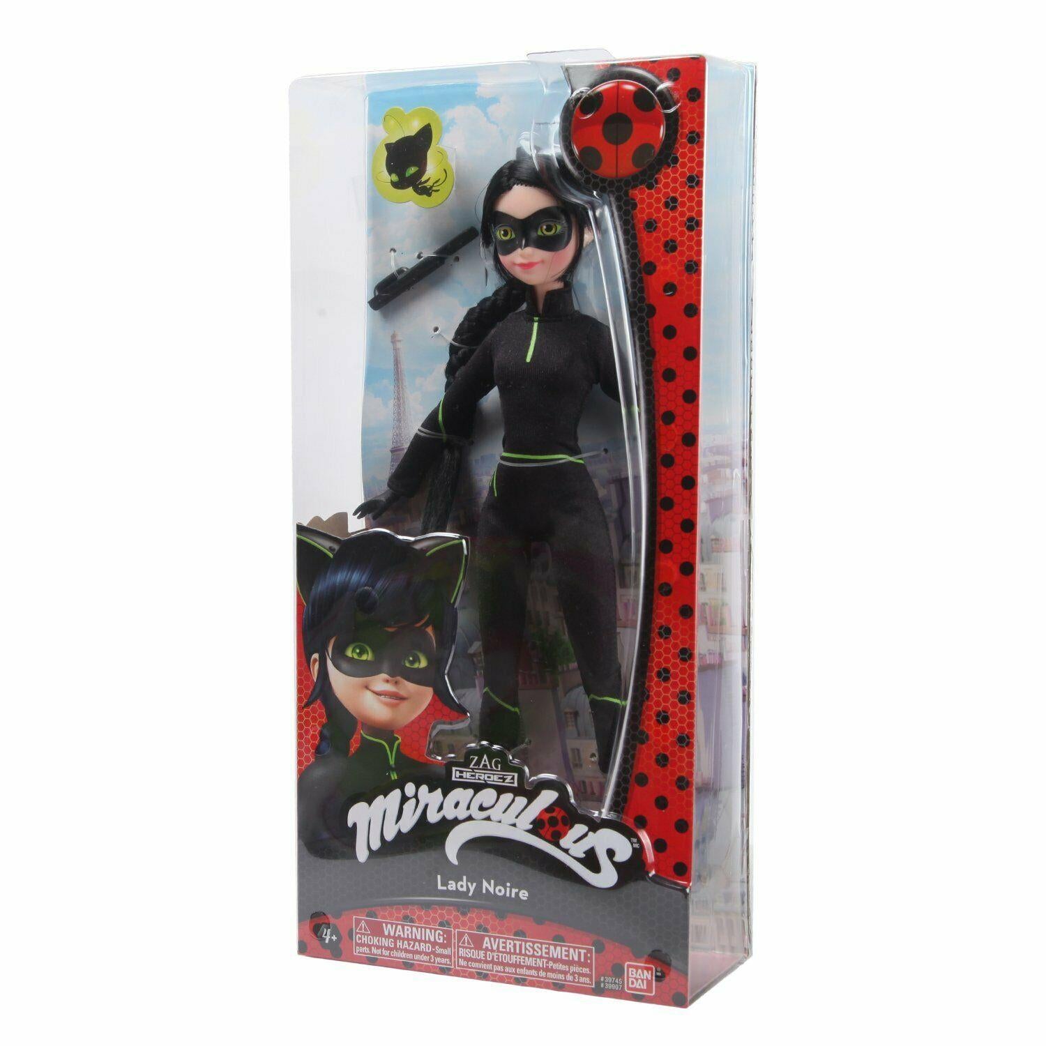 Miraculous LADY NOIR Ladybug Fashion Doll Action Figure Bandai 39907