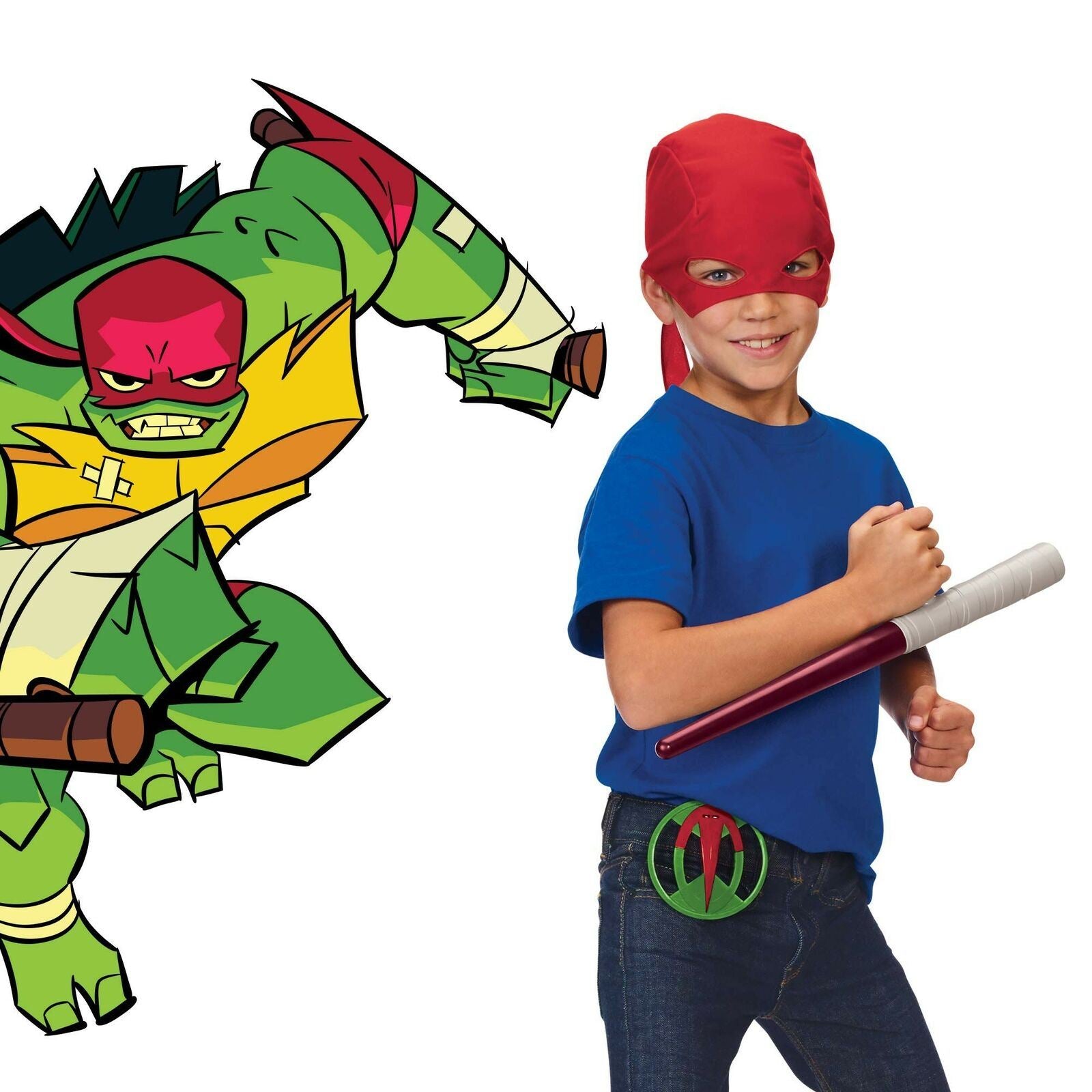 RAPHAEL NINJA GEAR Rise of the Teenage Mutant Ninja Turtles TMNT Playset Toy