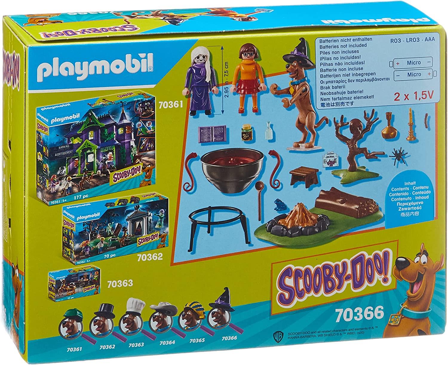 SCOOBY-DOO! Adventure in the Witch's Cauldron Playmobil Playset 70366 Figure