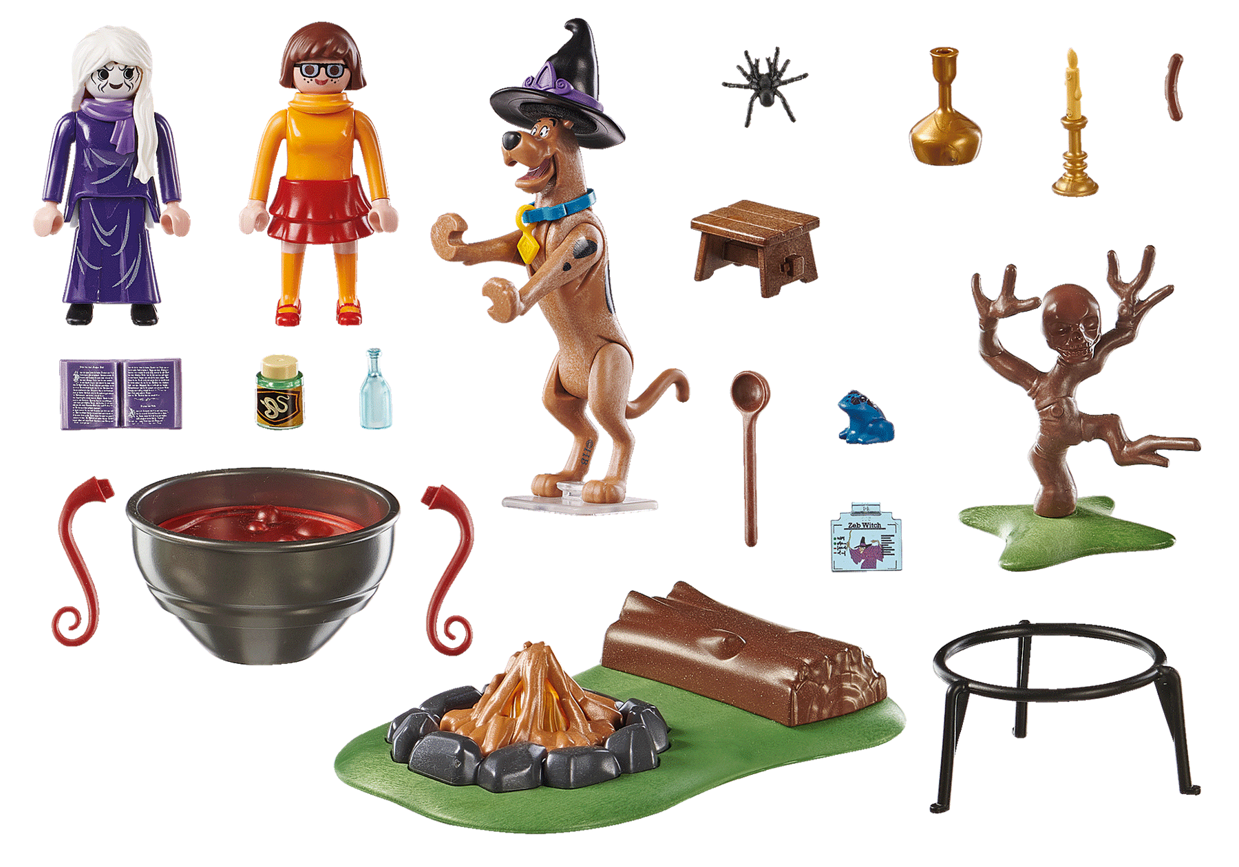 SCOOBY-DOO! Adventure in the Witch's Cauldron Playmobil Playset 70366 Figure