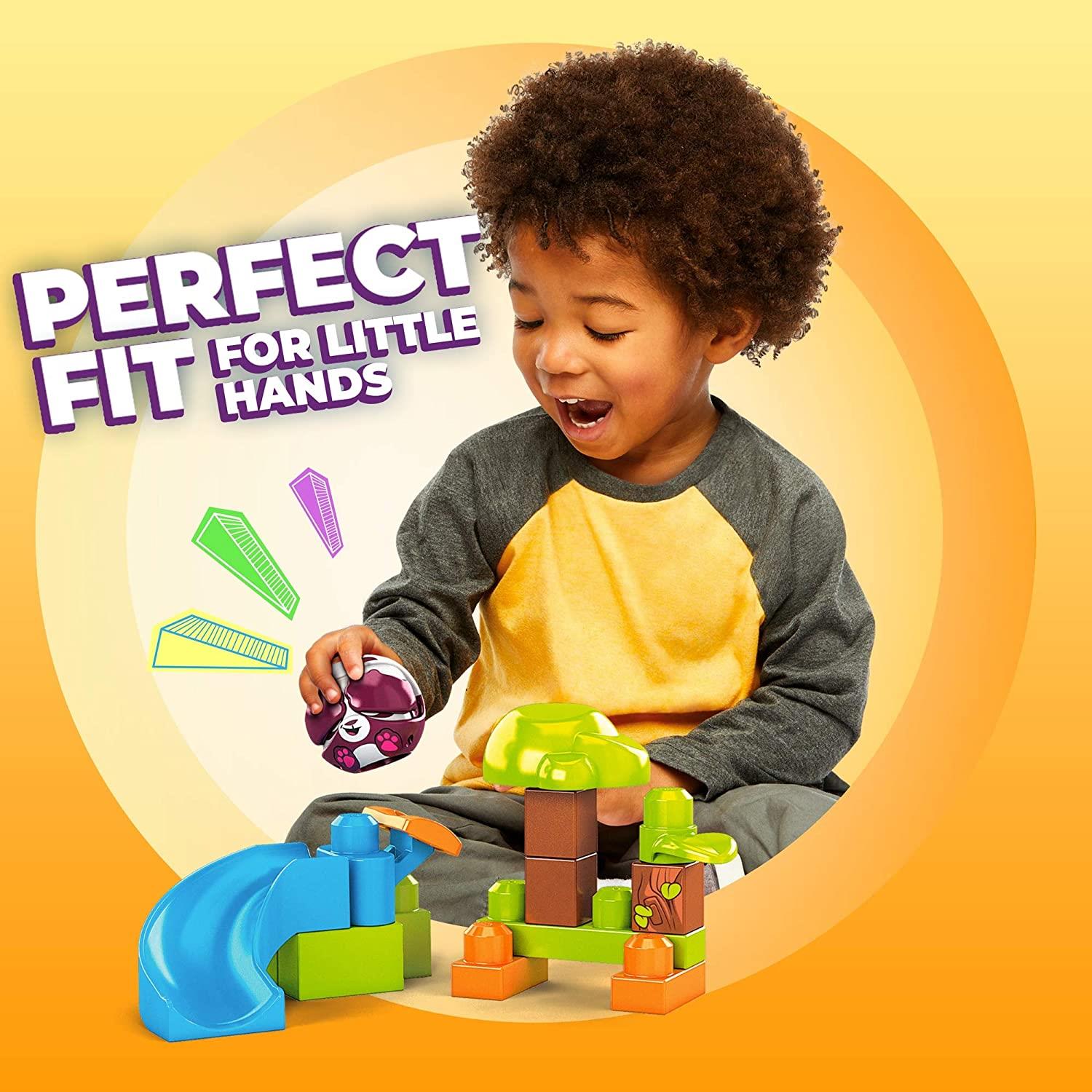 Fisher-Price Mega Bloks Peek-A-Blocks PANDA SLIDE Building Set
