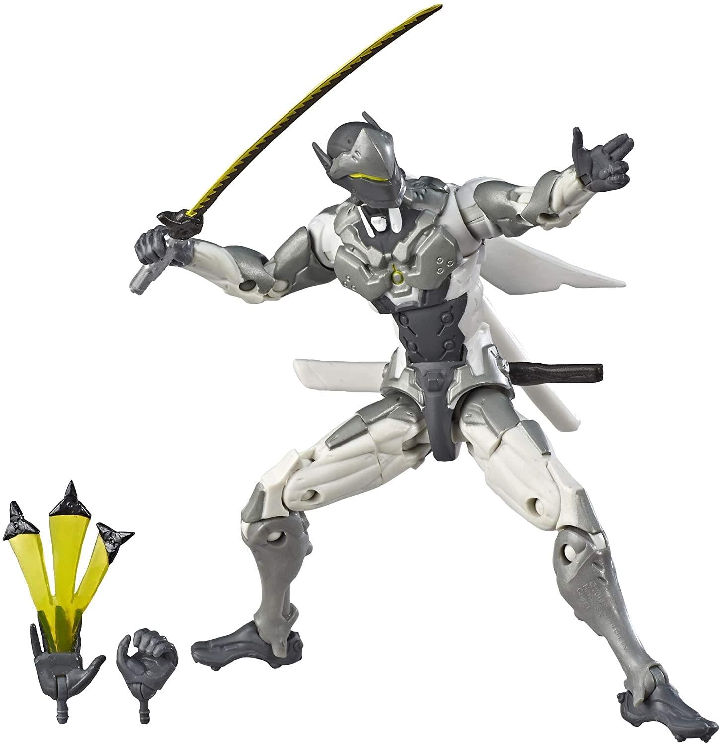 Genji Chrome Skin 6" Figure Overwatch Ultimates Series