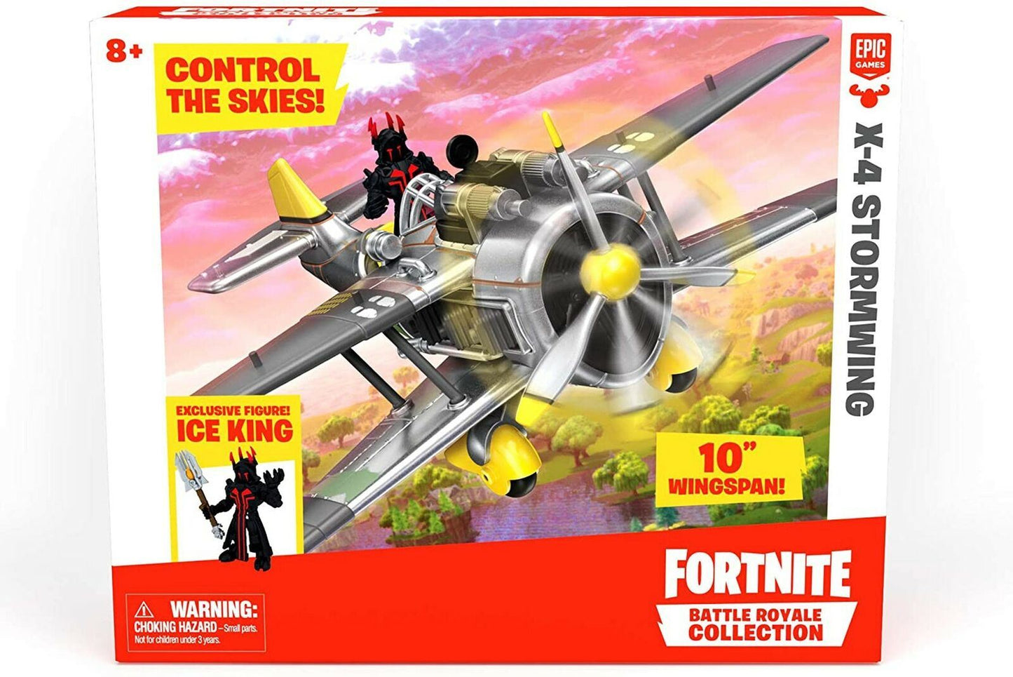 FORTNITE Battle Royale Collection X-4 STORMWING Plane & Ice King Playset